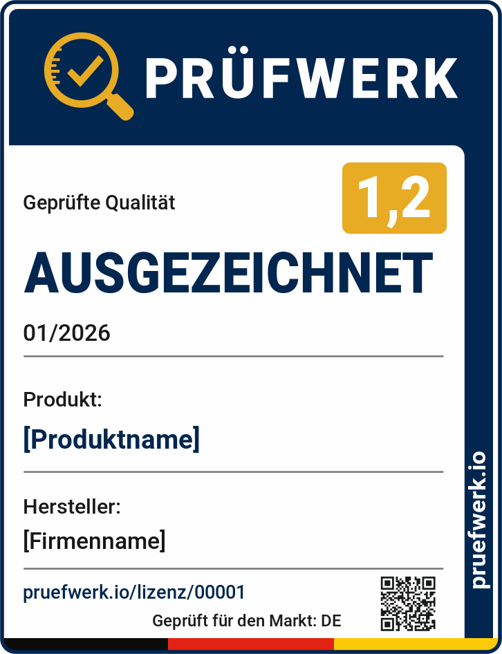 Prüfwerk Qualitätssiegel