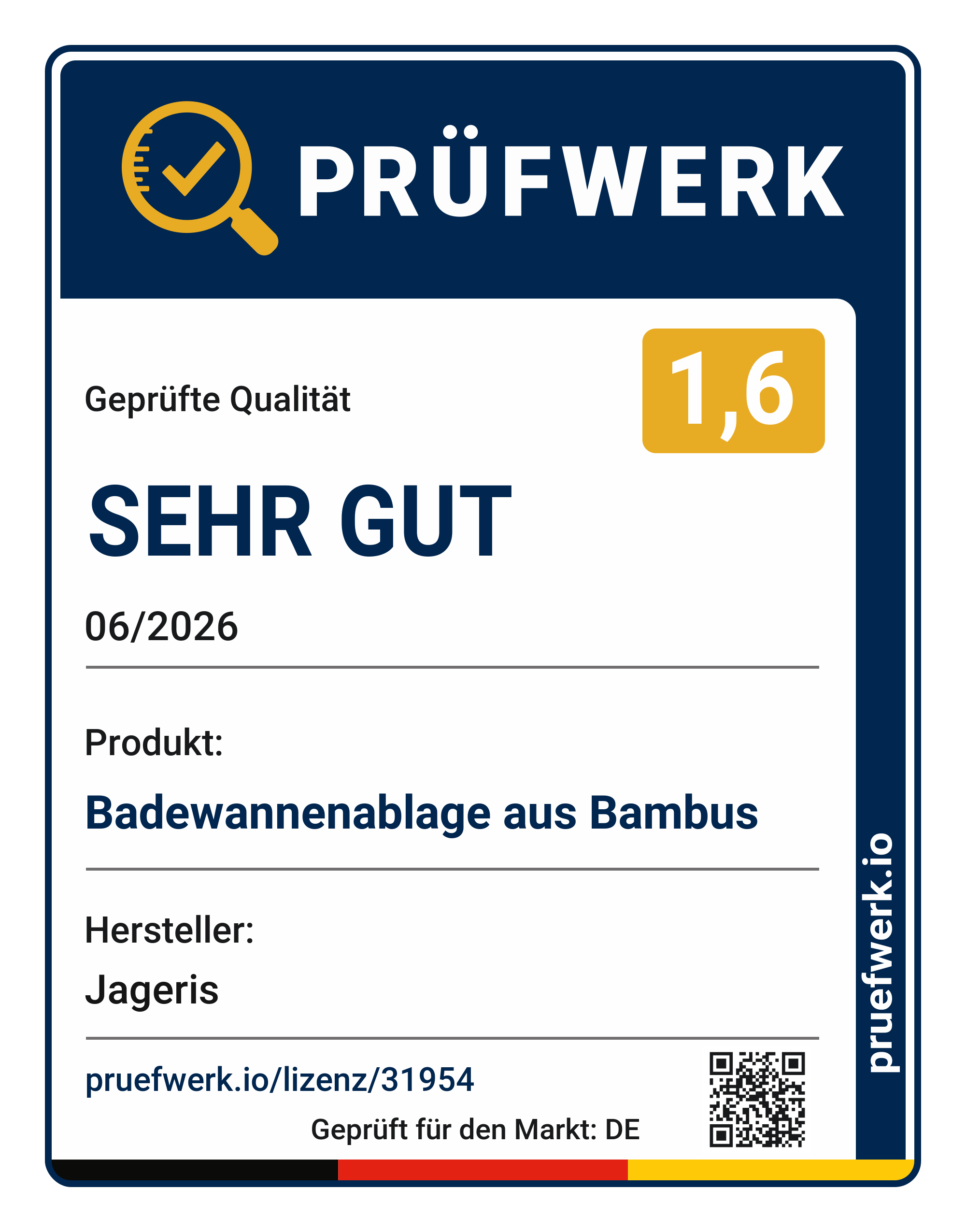 Prüfwerk-Siegel