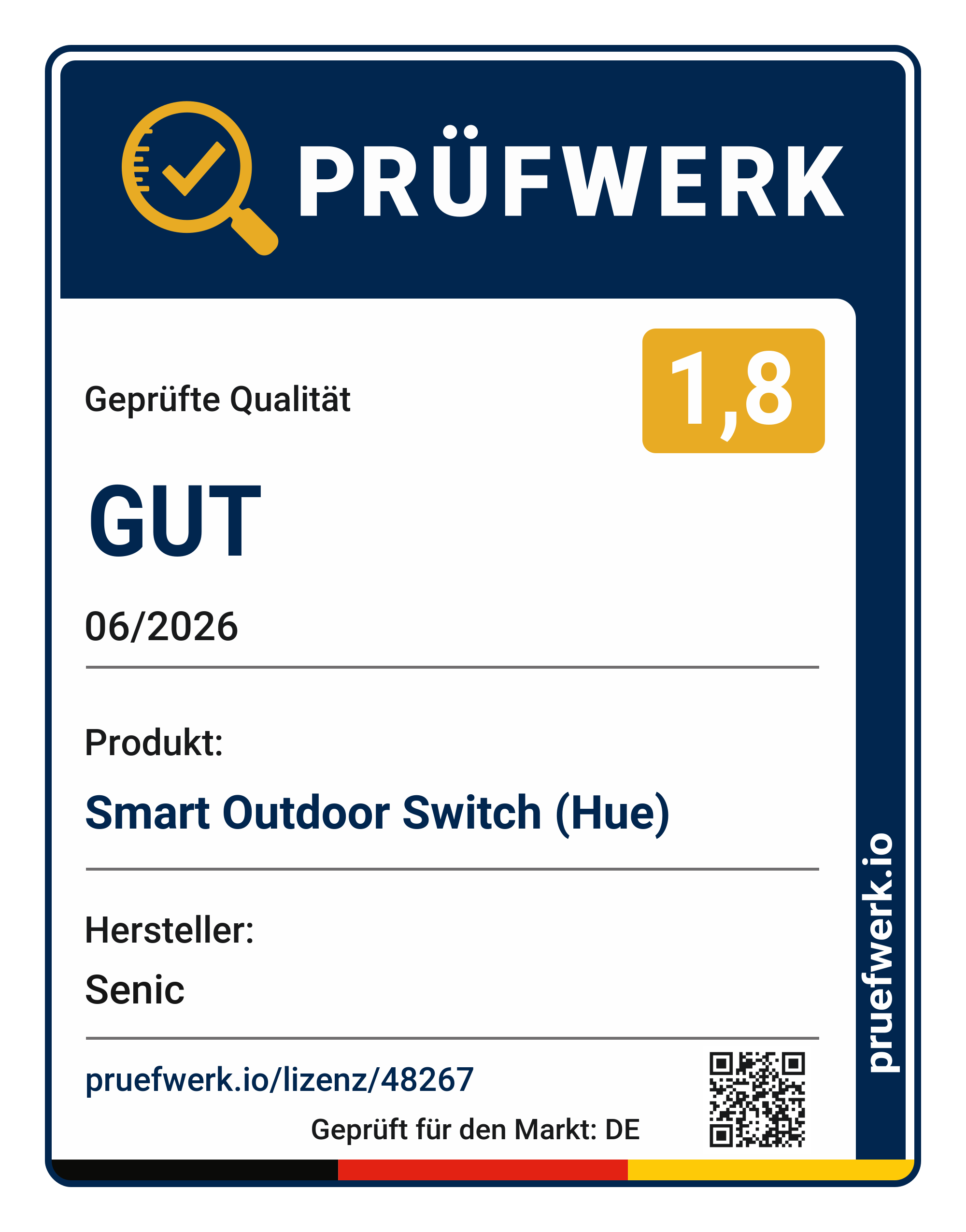 Prüfwerk-Siegel
