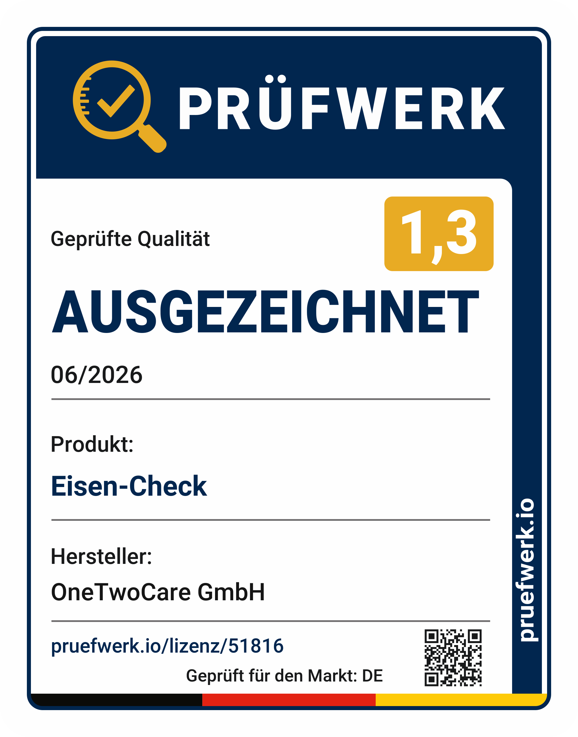 Prüfwerk-Siegel