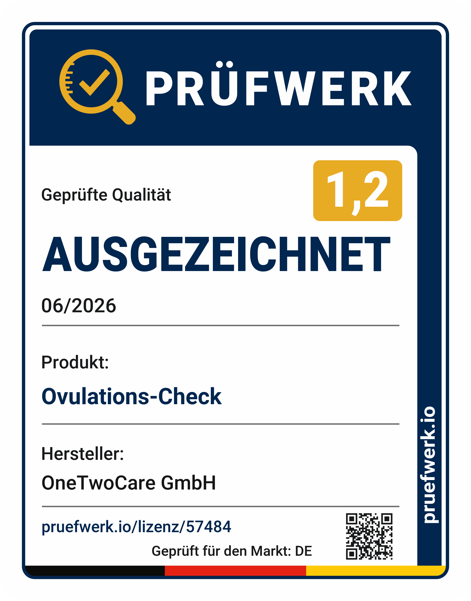 Prüfwerk-Siegel