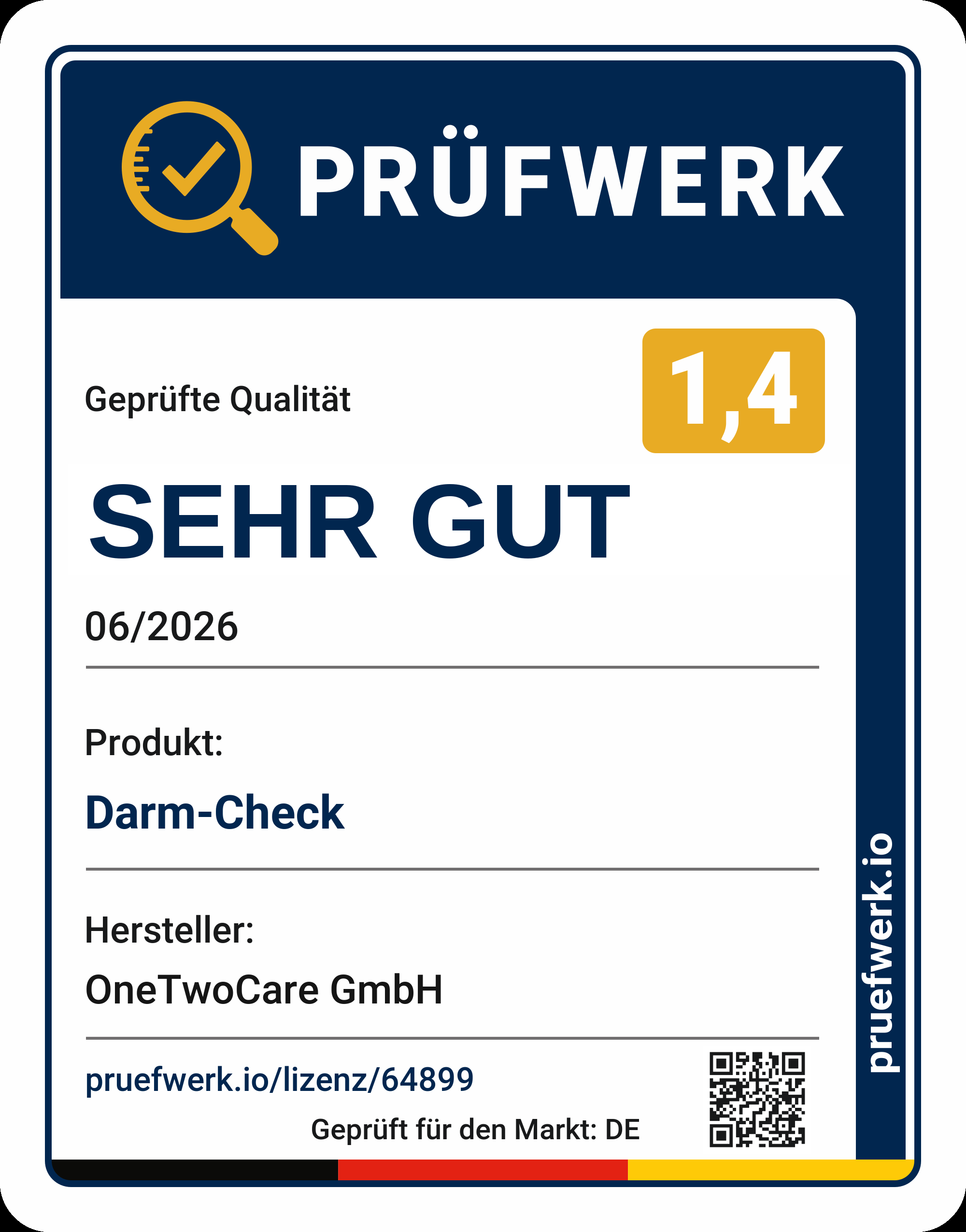 Prüfwerk-Siegel