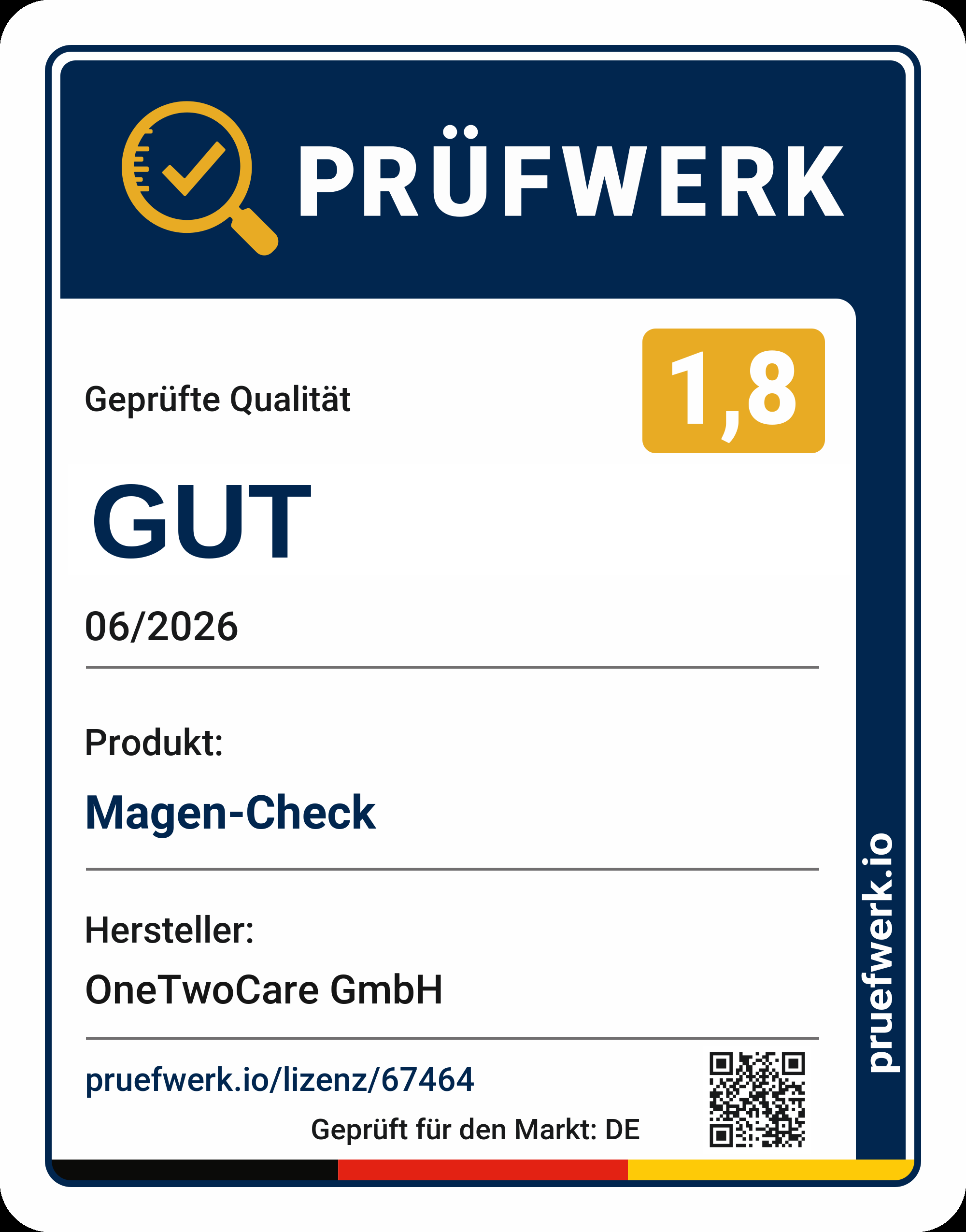 Prüfwerk-Siegel