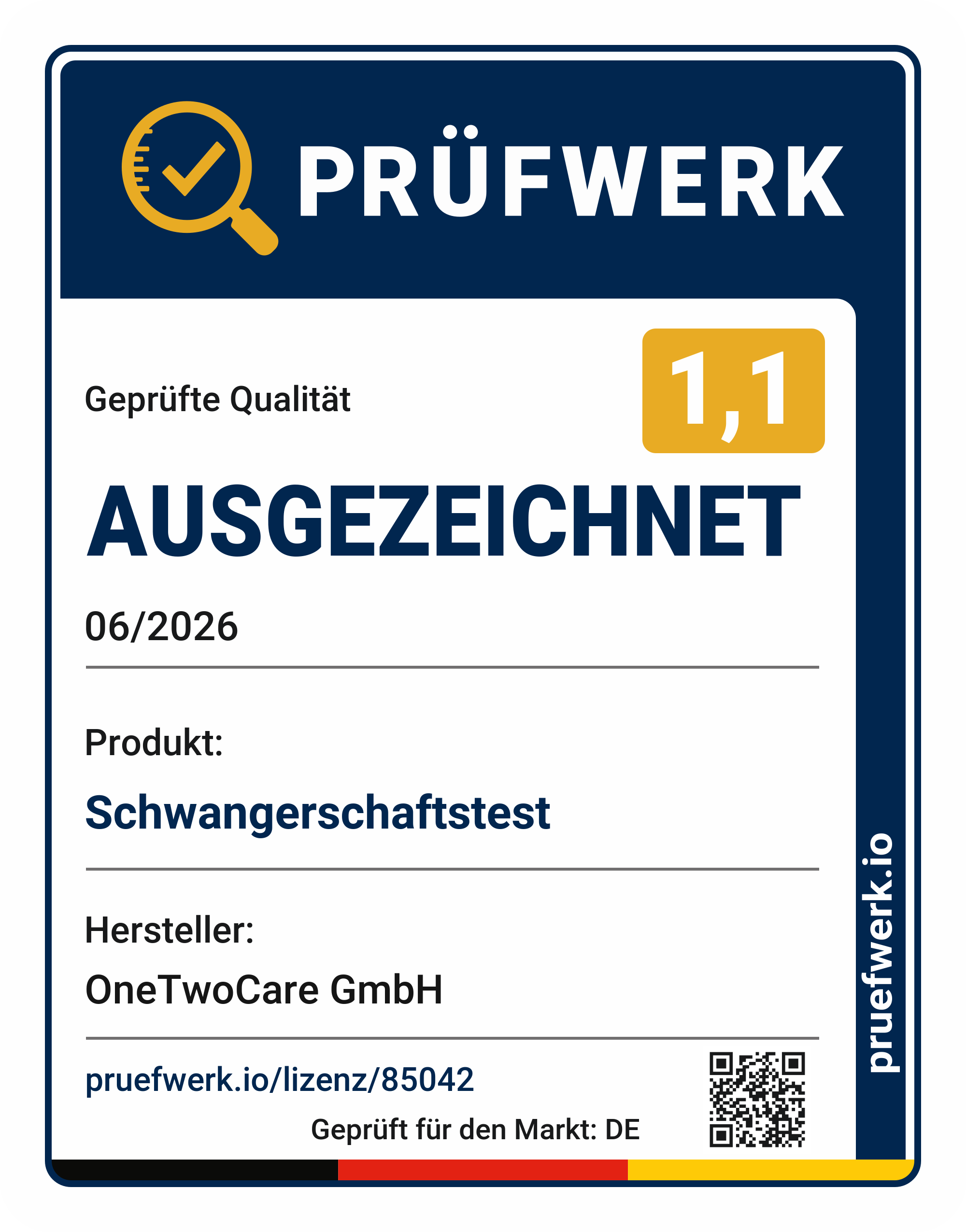 Prüfwerk-Siegel