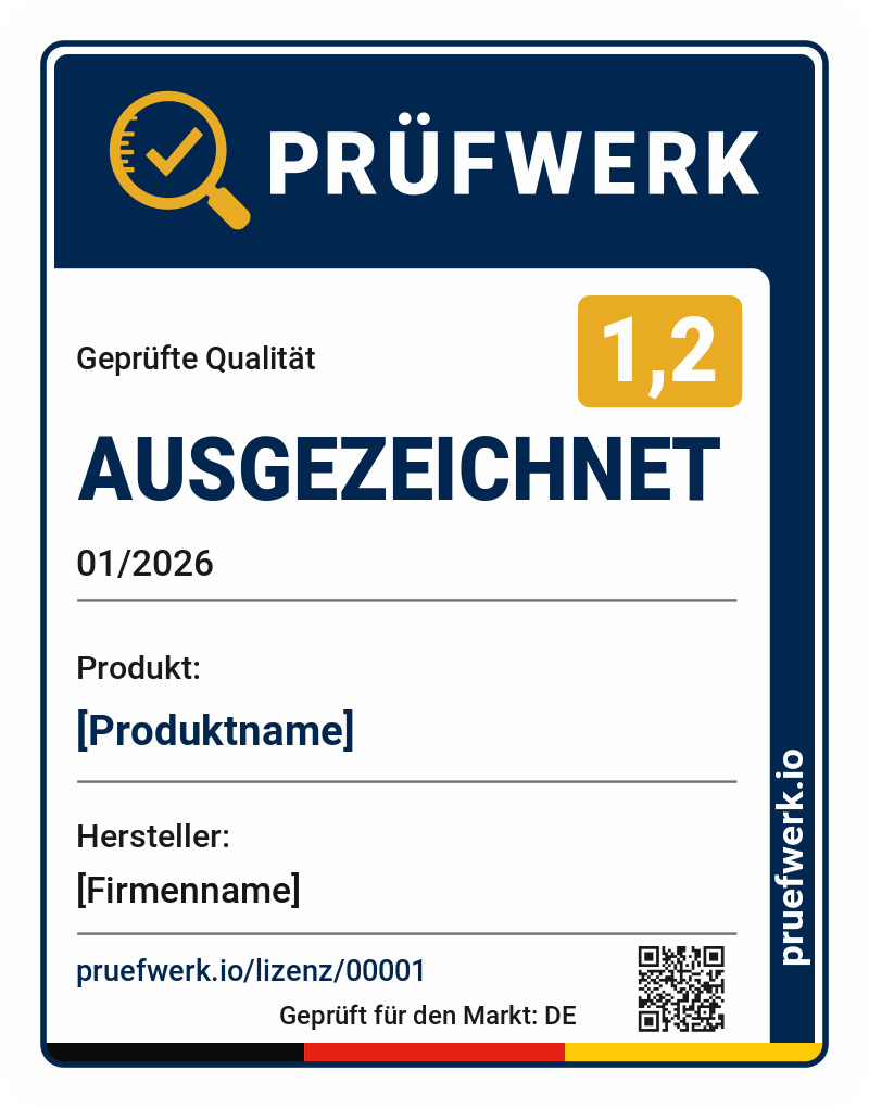 Prüfwerk-Siegel
